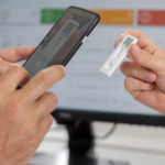 Point of Care Innovation in lateral flow - why digitises testing with data capture is the future smartphone capturing a test result